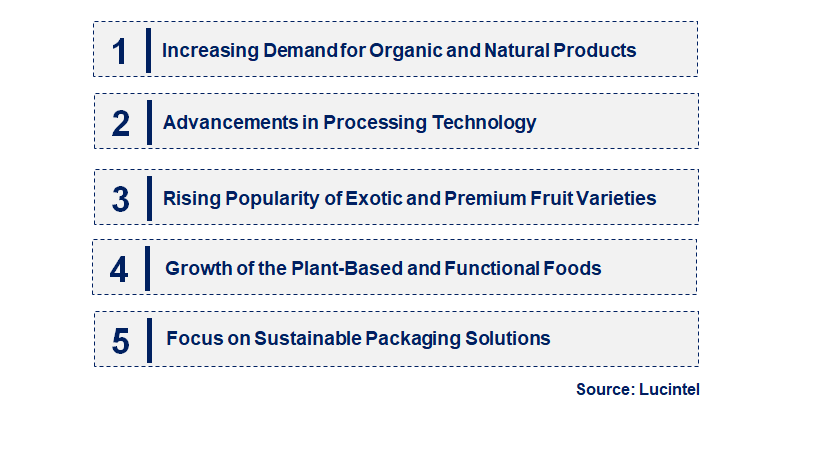 Emerging Trends in the Fruit Puree Market